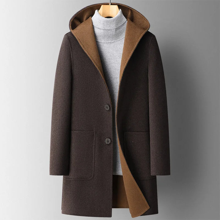 Bowman Pure Merino Hooded Overcoat