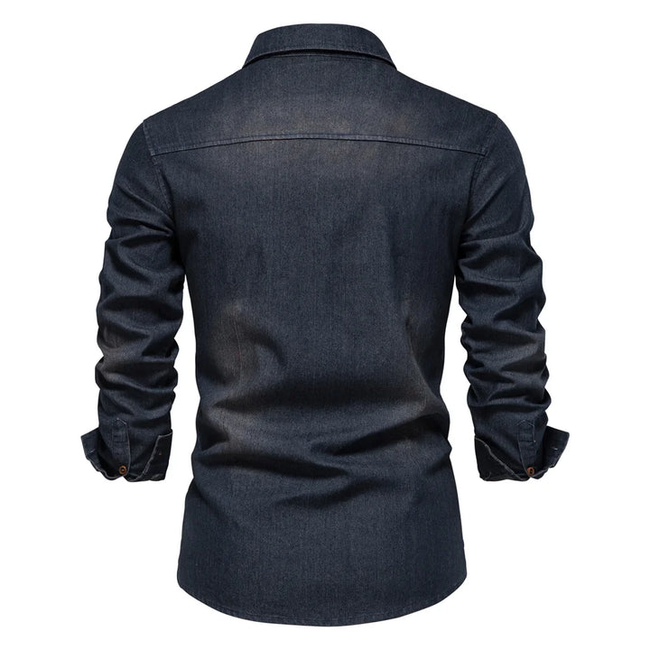 Adaptive Fit Cotton-Denim Shirt
