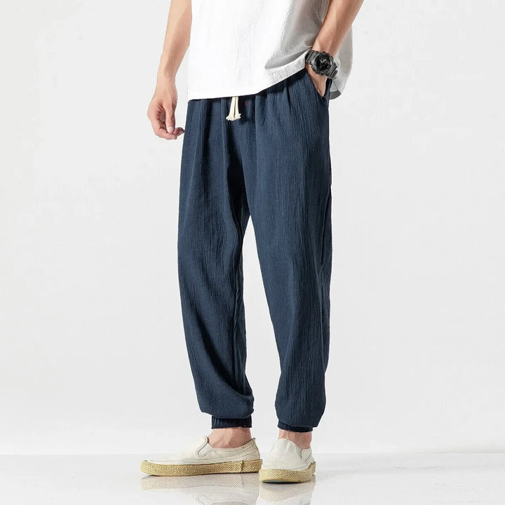 Asten Alwyn Cotton-Linen Trousers