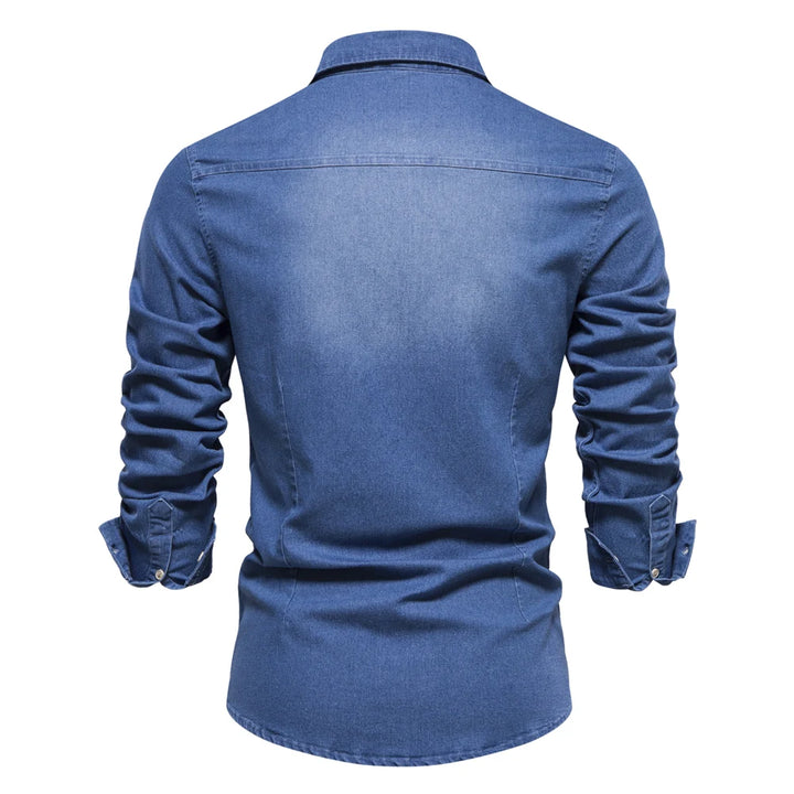 Adaptive Fit Cotton-Denim Shirt