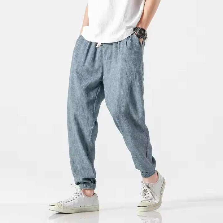 Asten Alwyn Cotton-Linen Trousers