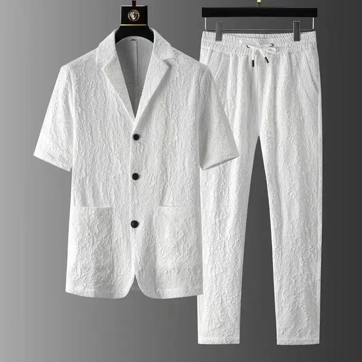 Elias Monroe Jacquard Lounge Set