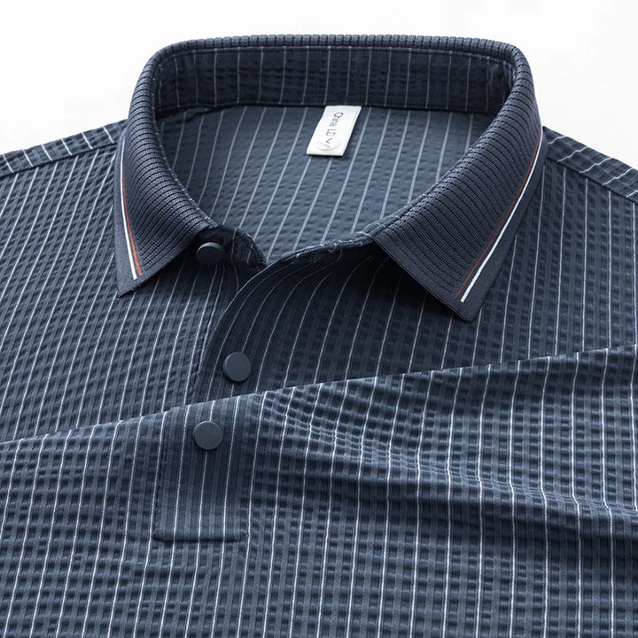 Mercer Waffle-Knit Polo