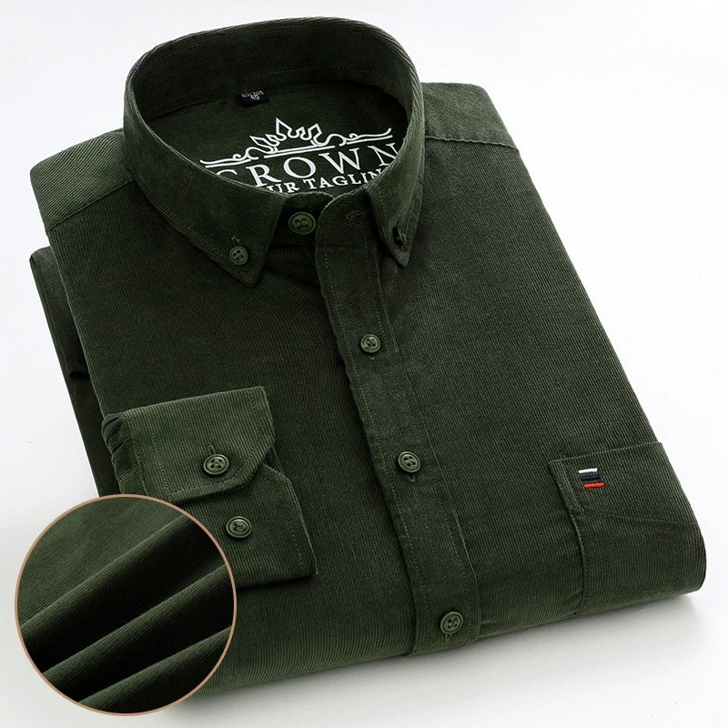 Charleston Pure Cotton-Corduroy Shirt