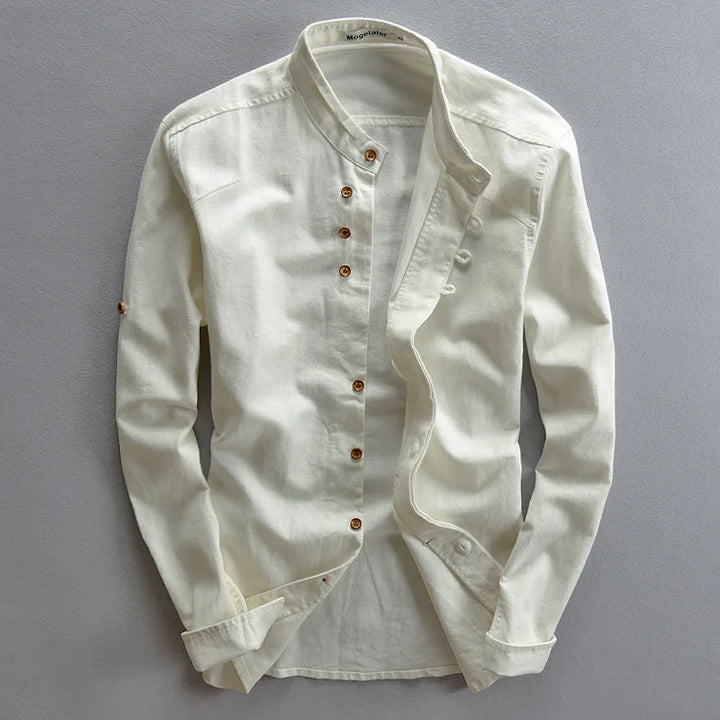 Kenji Stand Collar Shirt