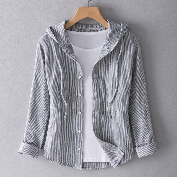 Camille Linen Hoodie