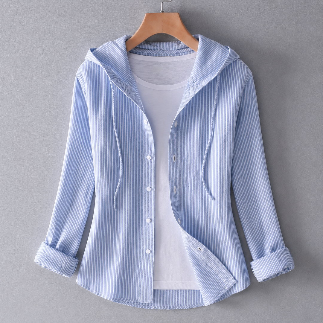 Camille Linen Hoodie