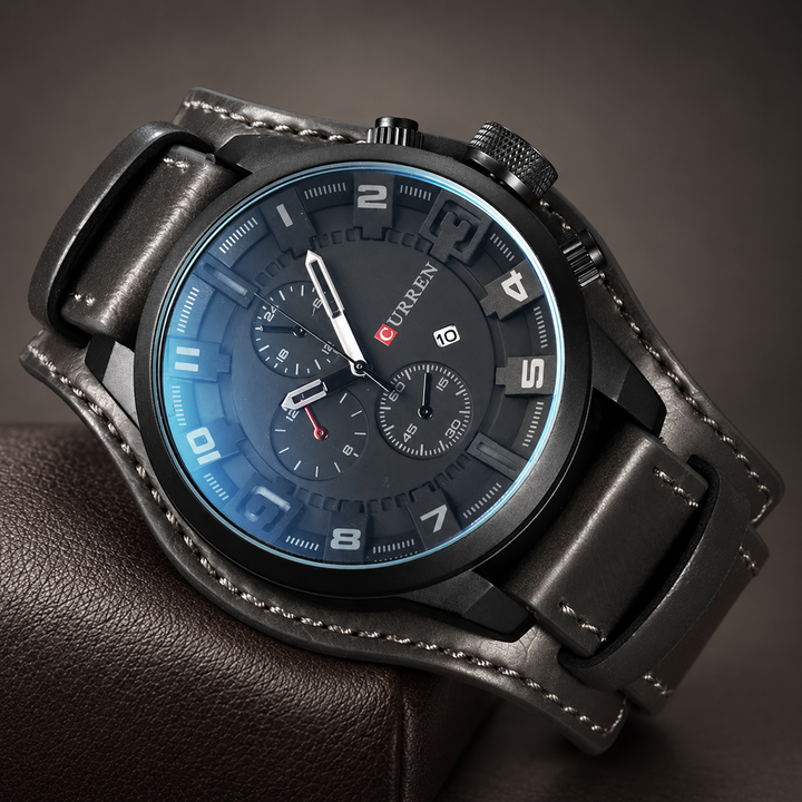 Curren Leather Chrono