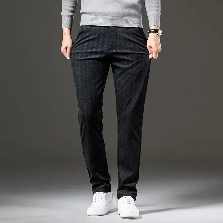 Check Jacquard Trousers