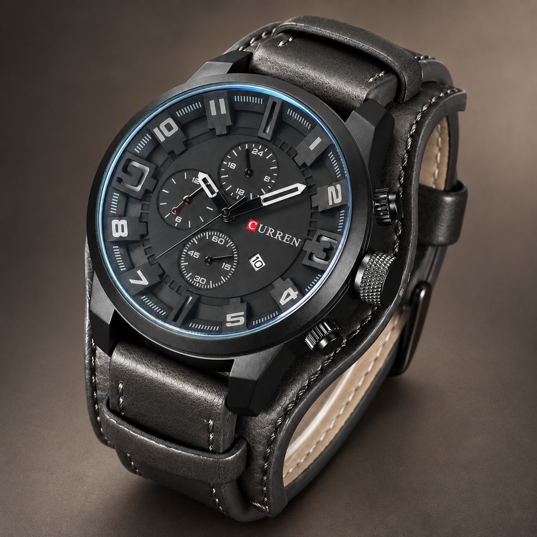 Curren Leather Chrono