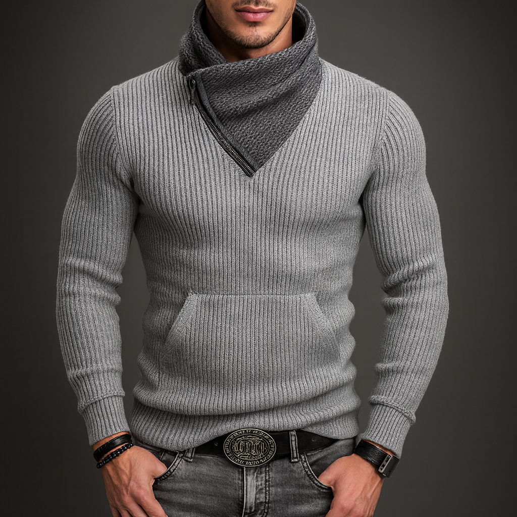 Blackwood Ribbed Collar Sweater