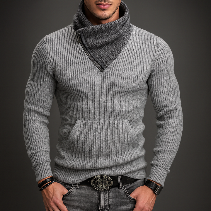 Blackwood Ribbed Collar Sweater