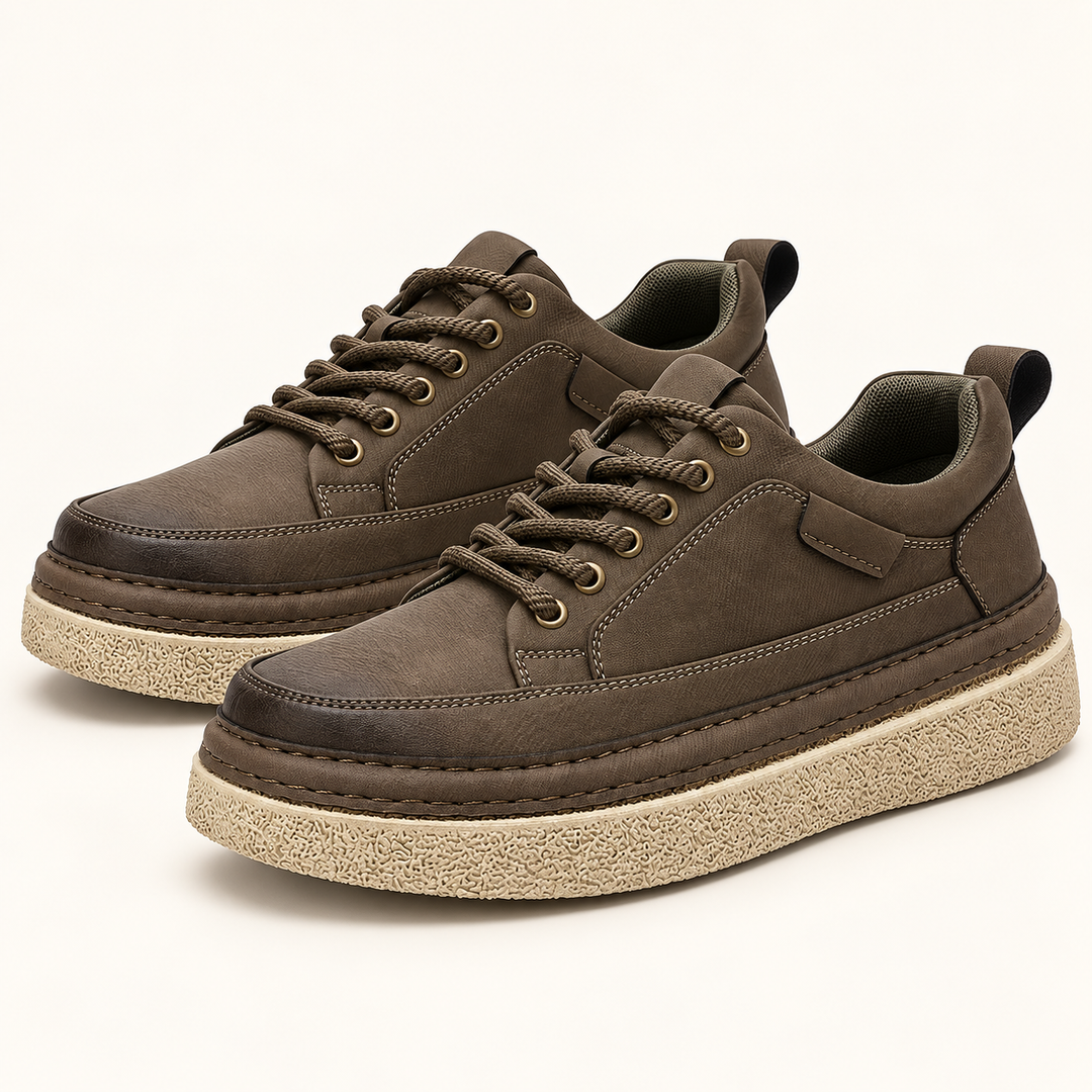 Declan Platform Leather Shoes