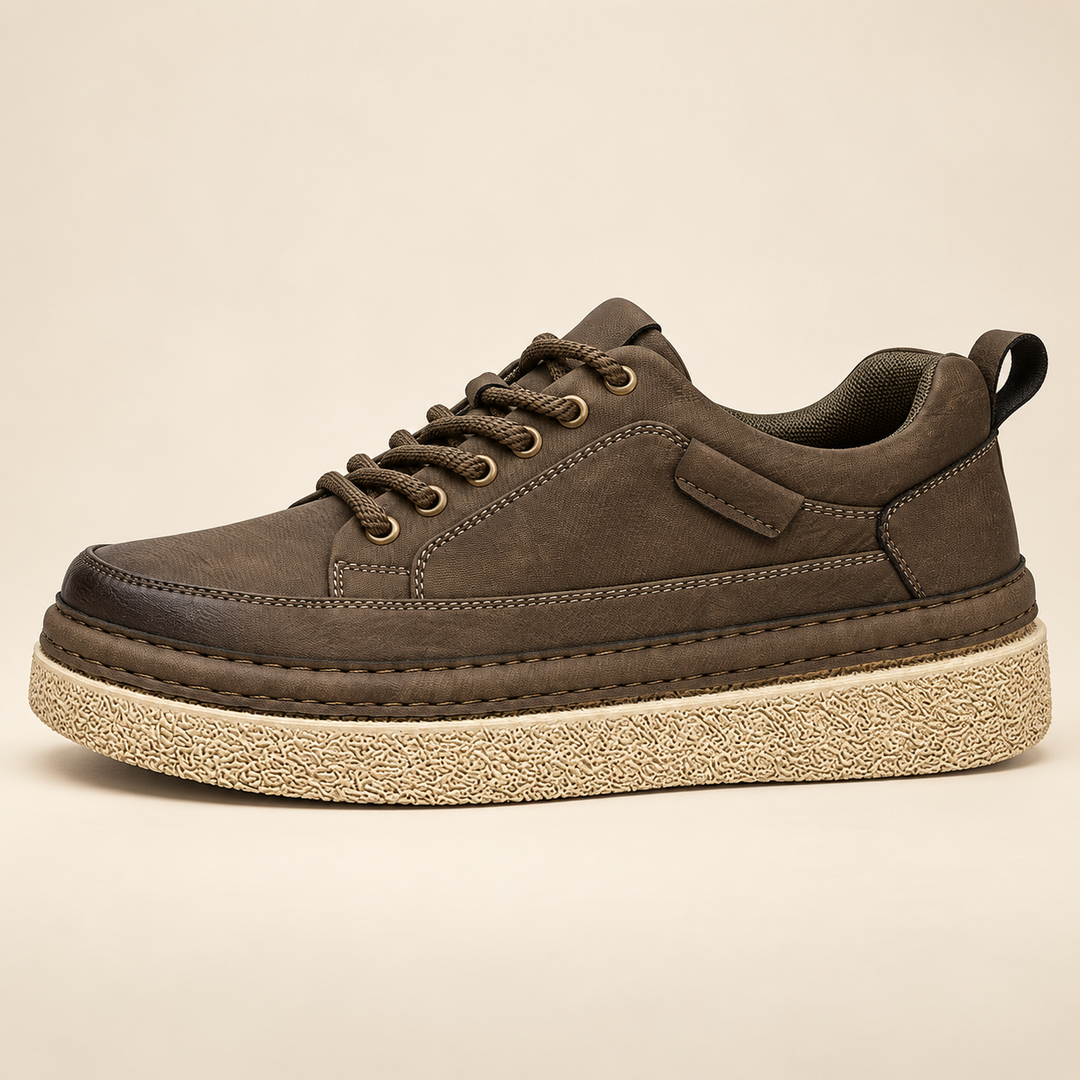 Declan Platform Leather Shoes