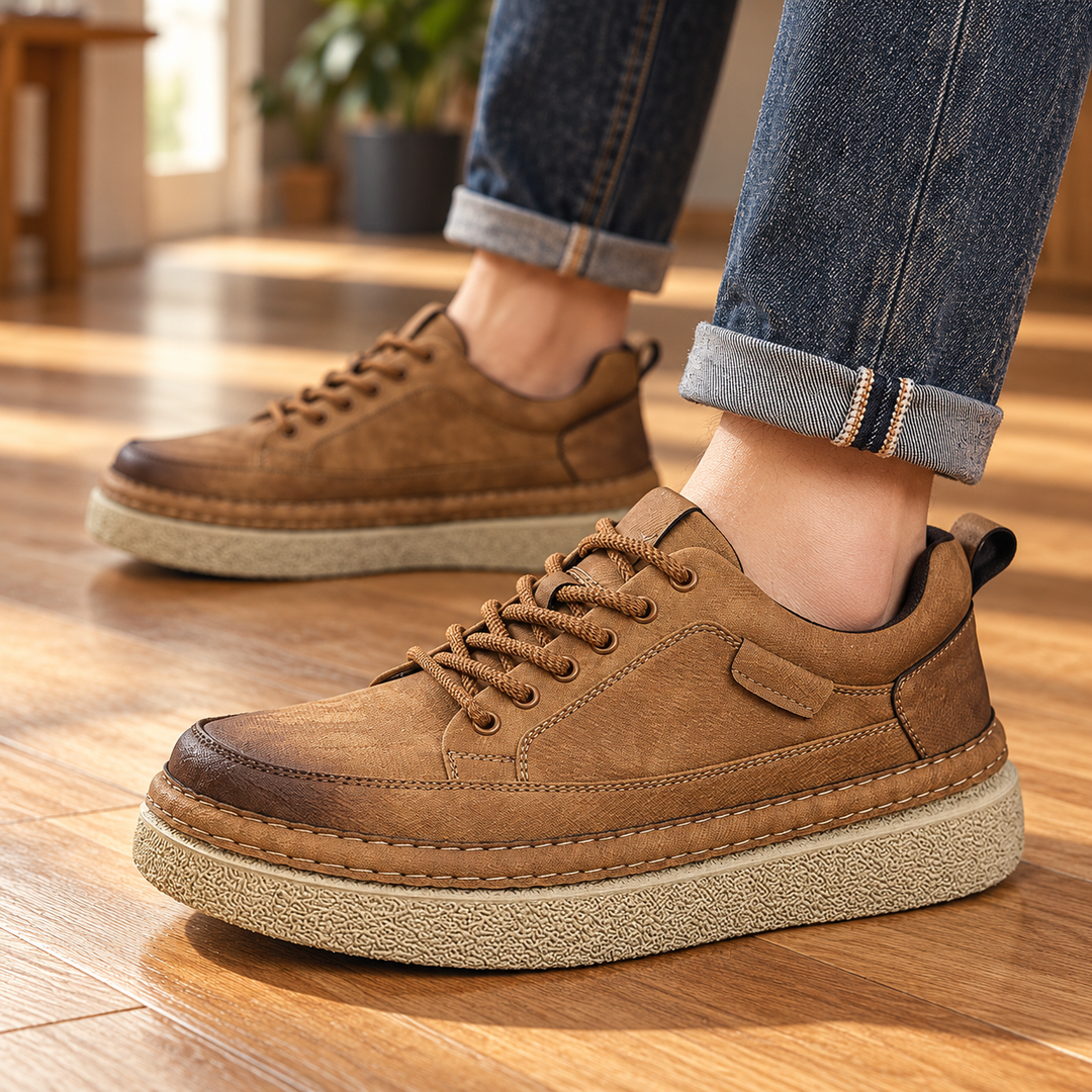 Declan Platform Leather Shoes