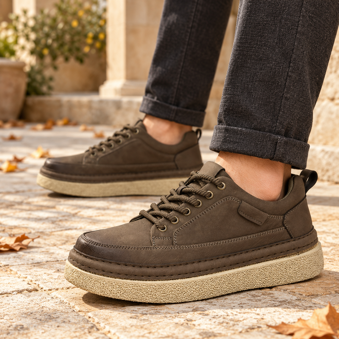 Declan Platform Leather Shoes
