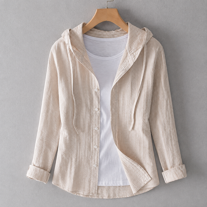 Camille Linen Hoodie