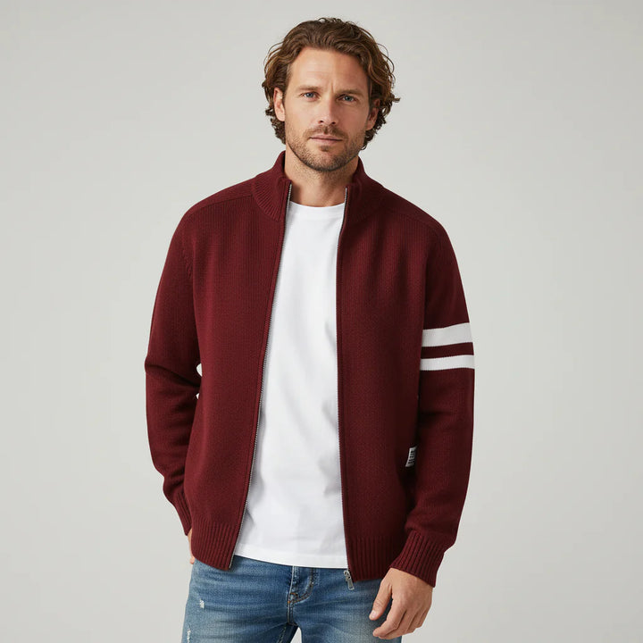 Wesley Knit Zip Cardigan