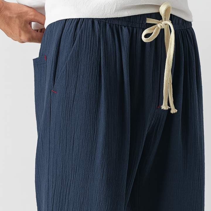 Asten Alwyn Cotton-Linen Trousers