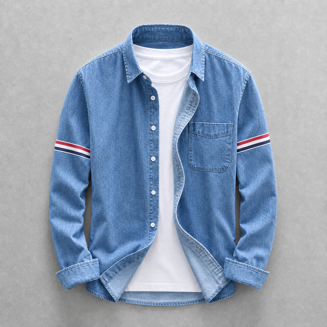 Brooks Vintage Washed Denim Shirt
