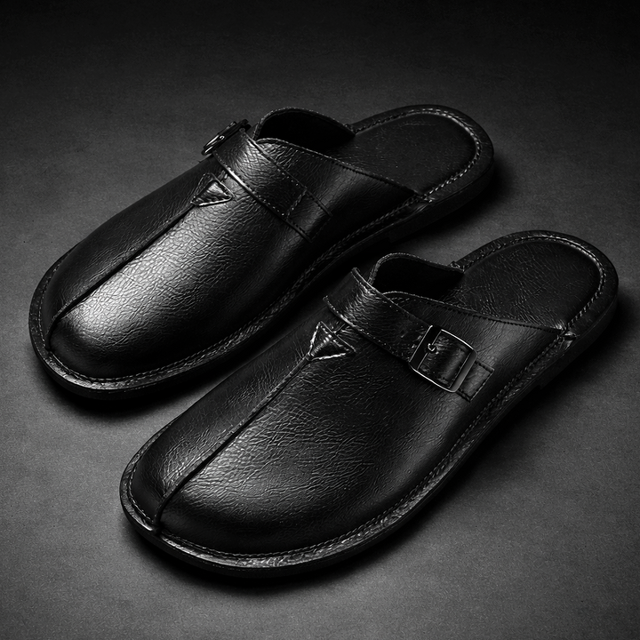 Riccardo Leather Mules