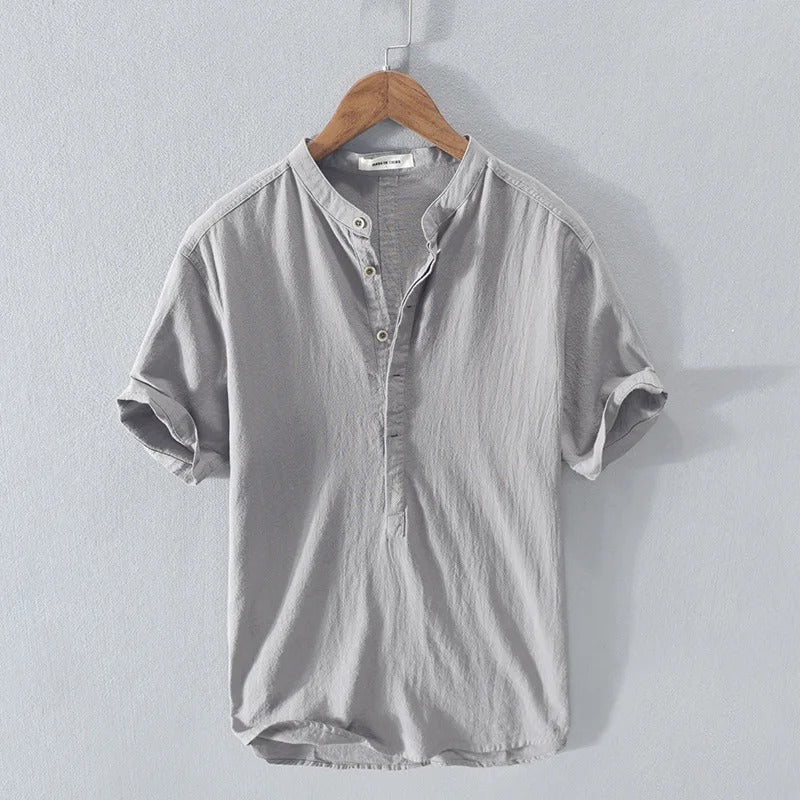 Keaton Hunt Cotton-Linen Shirt