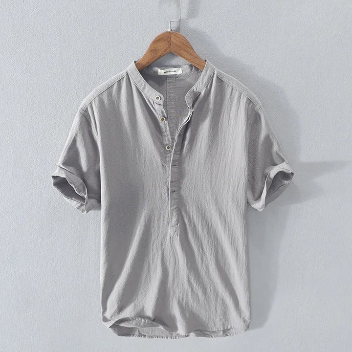 Keaton Hunt Cotton-Linen Shirt