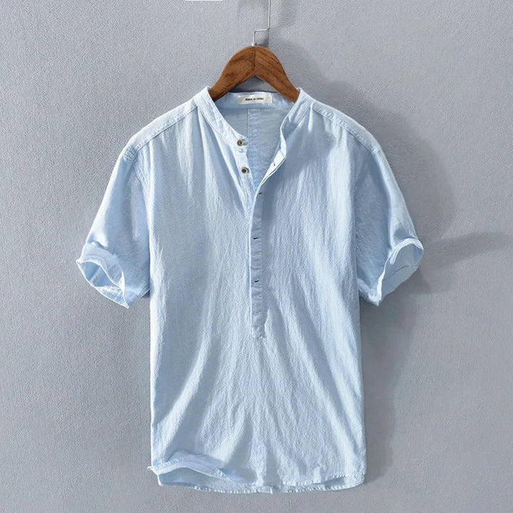 Keaton Hunt Cotton-Linen Shirt